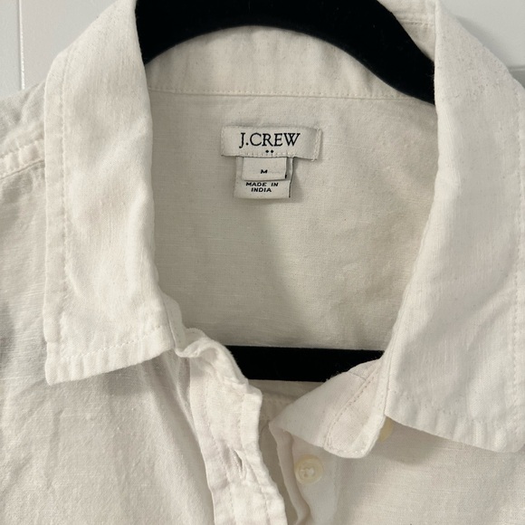 J Crew White Button Up - Picture 4 of 5